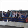 クルーズですれ違う北朝鮮の人